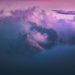 Purple mountain